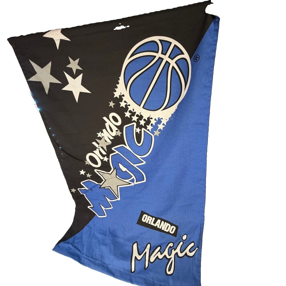NBA Orlando Magic Basketball Large Hanging Display Banner Flag Vintage 1995 NBA